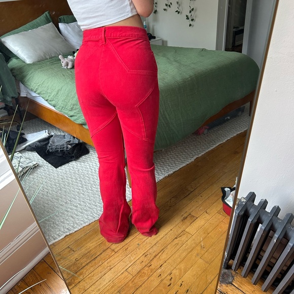 Revice Red Star Flare Jeans - Picture 4 of 5